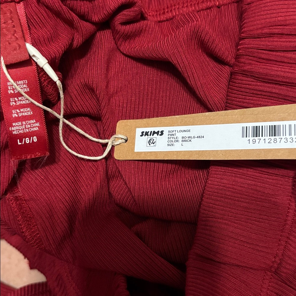 SKIMS NWT Soft Lounge Loose Pant - Brick - Picture 7 of 7